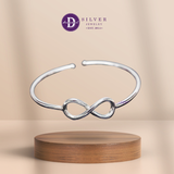  Infinity Silver Bangle - Vòng Kiềng Bạc 925 Kí Hiệu Vô Cực K209 K210 