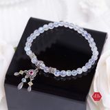  Chuỗi Vòng Đá Moonstone Size Mini Phối Charm Dream Catcher 