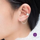  Hoa Tai Bạc 925 Kẹp Vành Eyes Earcuff Earrings 1500EE 