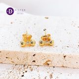  Minimal Dottie Earrings - Gold Plated Earrings (4mm-5mm) - Double Dottie 308BTT 159BTT  & 154BTT 