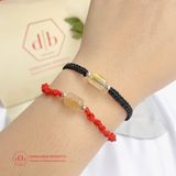  Vòng Dây Thắt Lu Thống Thạch Anh Tóc Vàng - Vòng Dây Thắt Đá Thiên Nhiên - Gemstone Bracelets Ddreamer 