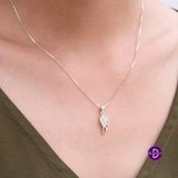  Mặt Dây Chuyền Bạc 925 Hình Cánh Thiên Thần Đính Đá Trắng - Sparkling Angel Wing Pendant MDC351 