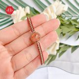  Vòng Dây Thắt Đá Phong Thủy - Vòng Dây Thắt Sunstone - Gemstone Bracelets Ddreamer 