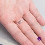  Big Pin Silver Sterling Silver Ring - Nhẫn Bạc 925 Freesize Bản Lớn Hình Kim Tây Cá Tính 2000NT 