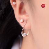  Hoa Tai Khoen C Kết Hợp Đá Moonstone 