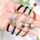  Vòng Thắt Basic Kết Hợp Charm Freedom Wings 