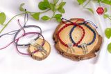  Vòng Tay Dây Thắt Charm Bạc 925 Circle Dreamcatcher 