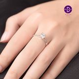  Nhẫn Đá Simple Diamond (4 Chấu) 