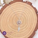  Dây Chuyền Nữ Dream Catcher & Sparkling Feather- Dây Chuyền Bạc 925 - Silver 925 Ddreamer Jewelry-1157DCH 