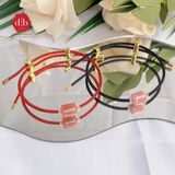  Vòng đá dây cứng Lu Thống Chiêu Tài - Đào Hoa Mini Thu Hút Tình Duyên - Gemstone Bracelets Ddreamer 