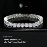  Lắc Tay Tennis Đá 5li - Vòng Tay Tennis Premium Đá Cubic Zirconia Cao Cấp P1088VTH 