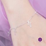  Cross Silver Bracelet - Lắc Tay Thánh Giá Bạc 925  865VTT 