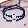 Vòng Dây Thắt Đá Moon & Charm Bạc 925 - Ddreamer -Vòng Dây Thắt Theo Yêu Cầu