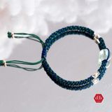  Vòng Thắt Basic Kết Hợp Đá Flourite Phối Charm Cá 