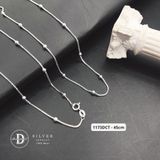  Dây Chuyền Trơn Mì & Bi Trơn - Dây chuyền Bạc 925 - Silver 925 Necklace Basic Chain Ddreamer 