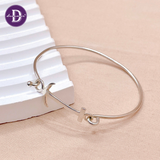  Kiềng Bạc 925 Mỏ Neo Cá Tính - Freedom Bangle - Anchor Silver Bangle K214 