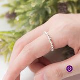  Ribbon Twist Minimal Sterling Silver Ring - Nhẫn Bạc 925 Trơn Xoắn To Dày 1931NT 