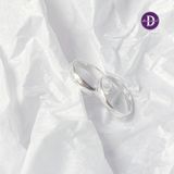  Nhẫn Bạc 925 Bản Mo Tròn - Nhẫn Bản Trơn Đơn Giản - Minimal Curvy Band Ring 2119NT 