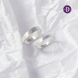  Nhẫn Bạc 925 Bản Nhám Đơn Giản - Nhẫn Bản Trơn Đơn Giản - Minimal Silver Ring 