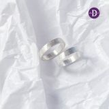  Nhẫn Bạc 925 Bản Nhám Đơn Giản - Nhẫn Bản Trơn Đơn Giản - Minimal Silver Ring 