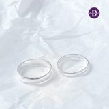  Nhẫn Bạc 925 Bản Mo Tròn - Nhẫn Bản Trơn Đơn Giản - Minimal Curvy Band Ring 2119NT 