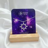  Big Star Silver Necklace - Dây Chuyền Ngôi Sao Tia Chớp Đính Đá Cá Tính 241DCH 