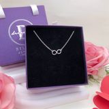 Basic Infinity Silver Necklace - Dây Chuyền Kí Hiệu Vô Cực Bạc 925 - Dây Chuyền Valentine - Ddreamer 037DCT 