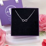  Basic Infinity Silver Necklace - Dây Chuyền Kí Hiệu Vô Cực Bạc 925 - Dây Chuyền Valentine - Ddreamer 037DCT 