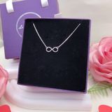  Basic Infinity Silver Necklace - Dây Chuyền Kí Hiệu Vô Cực Bạc 925 - Dây Chuyền Valentine - Ddreamer 037DCT 