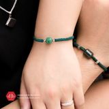  Vòng Tay Thắt Couple Lu Thống Phối Charm Bạc 925 Cho Mệnh Hỏa - Mộc 