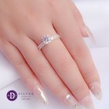  Nhẫn Bạc 925 - Nhẫn Premium Đá CZ 7Li - Bản Đá Baguette 3mm - Silver 925 Rings - P2252NH Ddreamer 