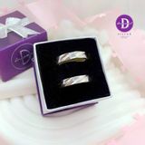  Wavy Thick Band Couple Silver Rings -  Nhẫn Cặp Bạc 925 Bản Trơn Gợn Sóng Minimal - Ddreamer 900NT 