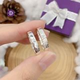  Couple Silver Rings - Nhẫn Cặp Bạc 925 Bản Trơn Đính Đá Chủ & Line Đá - Ddreamer 2238NH 