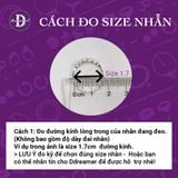  Nhẫn Bản Trơn Vát Đơn Giản Minimal - Nhẫn Bạc 925 Minimal Band Ring 1925NT 