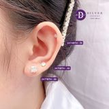  Hoa Tai Bạc 925 - Đá Cz Vuông - Square Gem Stone Silver 925 Earrings - 2474BTH 2475BTH 2476BTH 2477BTH Ddreamer 