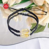  Vòng Dây Thắt Lu Thống Thạch Anh Tóc Vàng - Vòng Dây Thắt Đá Thiên Nhiên - Gemstone Bracelets Ddreamer 