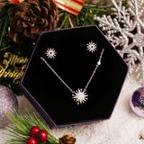  Snowflake Christmas Gift Jewelry Set - Bộ Trang Sức Hoa Tuyết - Quà Tặng Giáng Sinh 