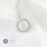  Minimal Twist Norah Sterling Silver Ring -  Nhẫn Bạc 925 Kiểu Xoắn 3 Dày Dặn 1002NT 