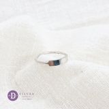  The Quote Sterling Silver Ring - Nhẫn Bạc 925 Bản Trơn Khắc Chữ 544NT 