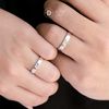 Couple Rings - Nhẫn Cặp Kiểu Vuông - Square Maze & Đá CZ 2li- 2551NH