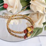  Vòng dây thắt đá phong thủy - Vòng thắt Lu Thống Mắt Hổ - Gemstone Bracelets Ddreamer 