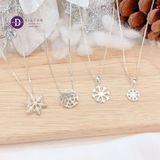  Snowflake Silver Necklace - Dây Chuyền Bạc 925 Hoa Tuyết Ddreamer 