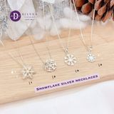  Snowflake Silver Necklace - Dây Chuyền Bạc 925 Hoa Tuyết Ddreamer 