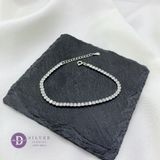  Tennis Bracelet - Vòng Tay Tennis Đá CZ 3li Kiểu Chấu Bao 1251VTH 