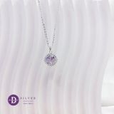  Square Stone Cupcake Style Silver Necklace - Dây Chuyền Đá Vuông Cá Tính Bạc 925  - Ddreamer 1204DCH 