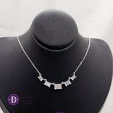  Queen 5 Baguette Stone Silver Necklace - Dây Chuyền 5 Viên Đá Baguette Bạc 925  - Ddreamer 1212DCH 