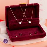  Only Love Mini Heart Silver Necklaces - Dây Chuyền Trái Tim Bạc 925 - Dây Chuyền Valentine - Ddreamer 012DCT 