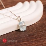  Dây Chuyền Túi Tiền Đá Aquamarine Thu Hút Tài Khí, May Mắn - Dây Chuyền Đá Phong Thủy Mệnh Thủy & Mộc 