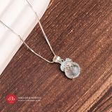  Dây Chuyền Túi Tiền Đá Aquamarine Thu Hút Tài Khí, May Mắn - Dây Chuyền Đá Phong Thủy Mệnh Thủy & Mộc 