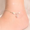 Cubes Stone & Star Silver Anklet Bracelet - Lắc Chân Ngôi Sao Cá Tính - Lắc Chân Bạc 925 378LCH